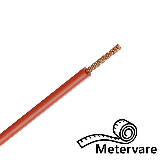 Hovedbilde Strømkabel 4mm2 - rød